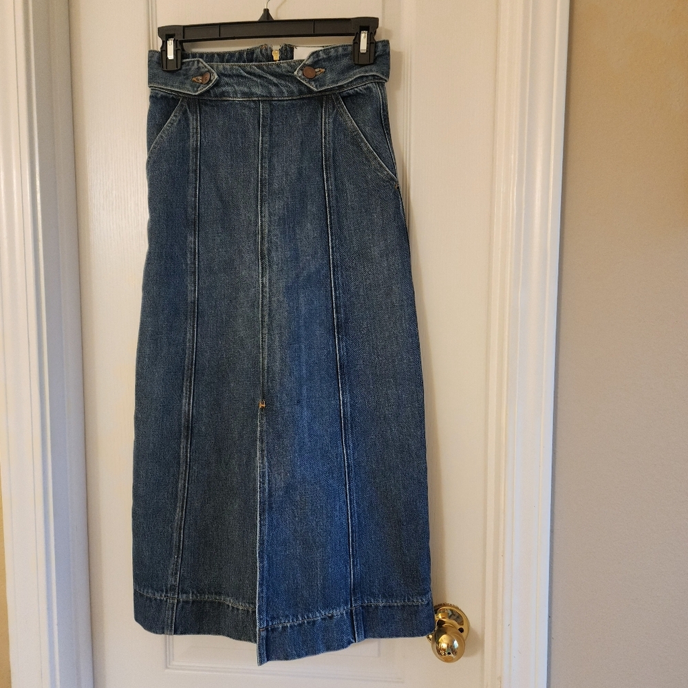 G. Label by GOOP GREER A-LINE MID-LENGTH SKIRT Size 24